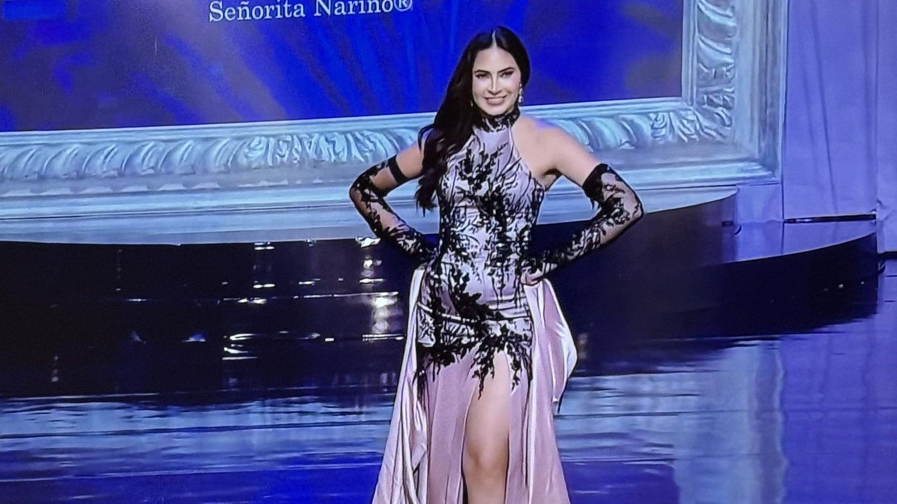 Los televidentes no han dejado de reaccionar a lo que ha sido el desfile en traje de gala del Señorita Colombia por lo que lució Señorita Nariño.