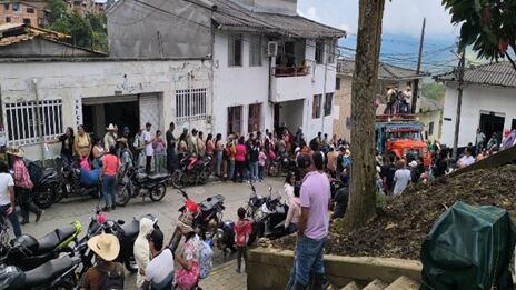 Desplazamiento forzado en Antioquia