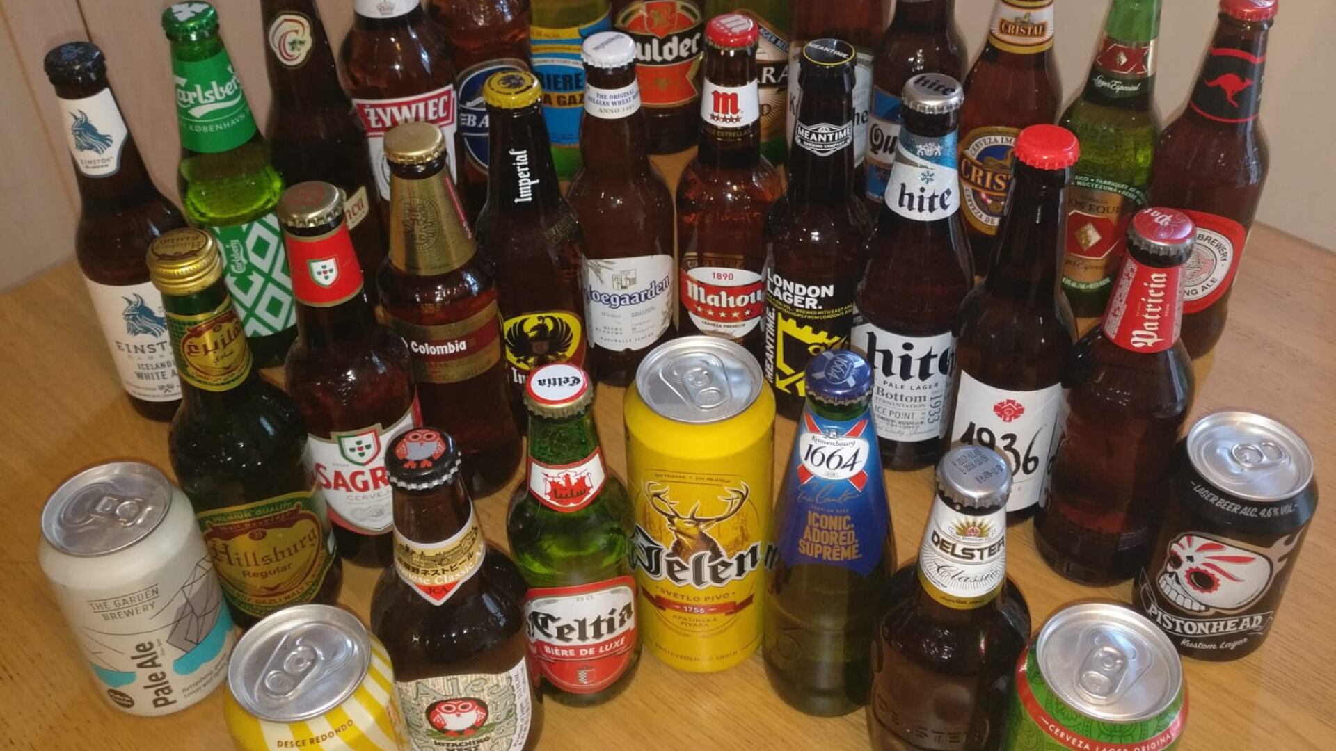 Colección de cervezas Rusia 2018