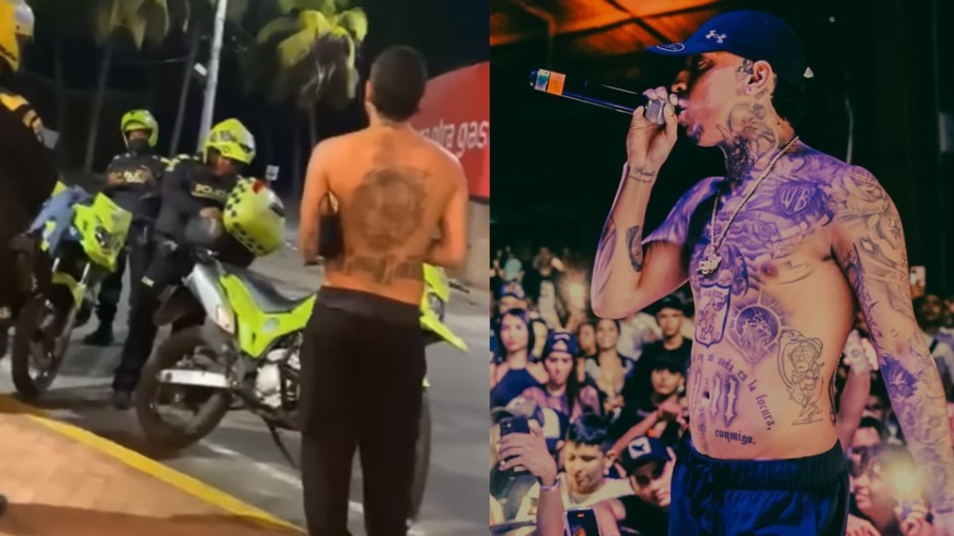 Cantante Pirlo tuvo encontronazo con policías en Cartagena