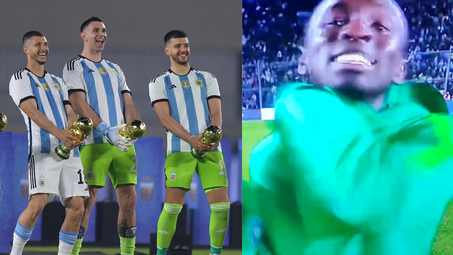 Hinchas de la selección Argentina se indignaron por un gesto que hicieron los jugadores de Nigeria