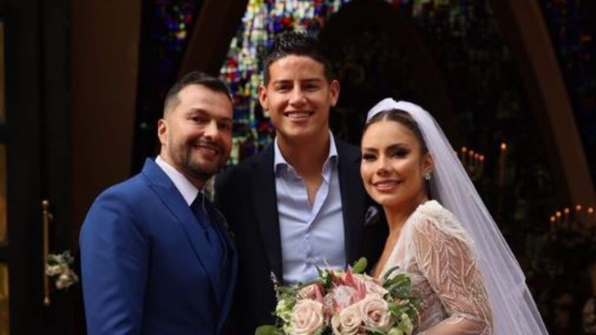 James Rodríguez no pierde el tiempo y se fue hasta de matrimonio