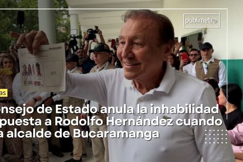 Rodolfo Hernández demandará al Estado tras la anulación de su sanción desde el Consejo de Estado