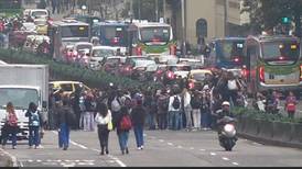 Manifestación bloquea la séptima este viernes en Bogotá