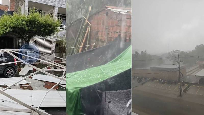Los torrenciales aguaceros en Cali y el Valle del Cauca dejaron estragos como árboles y techos caídos, barrios sin energía y vías inundadas.