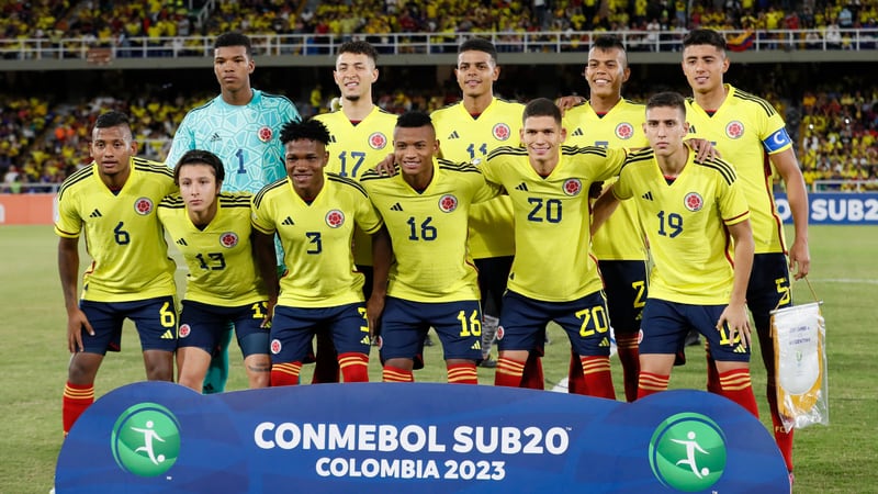Partidos de Colombia en el hexagonal final del Sudamericano Sub-20
