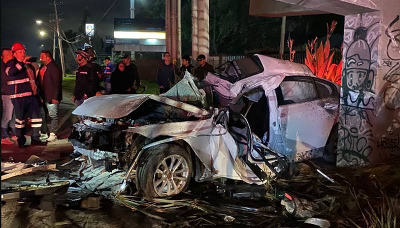 Accidente de BMW en Chía