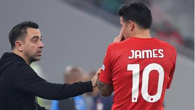 ¿Qué se dijeron James y Xavi en la final de la Copa del Emir de Catar?
