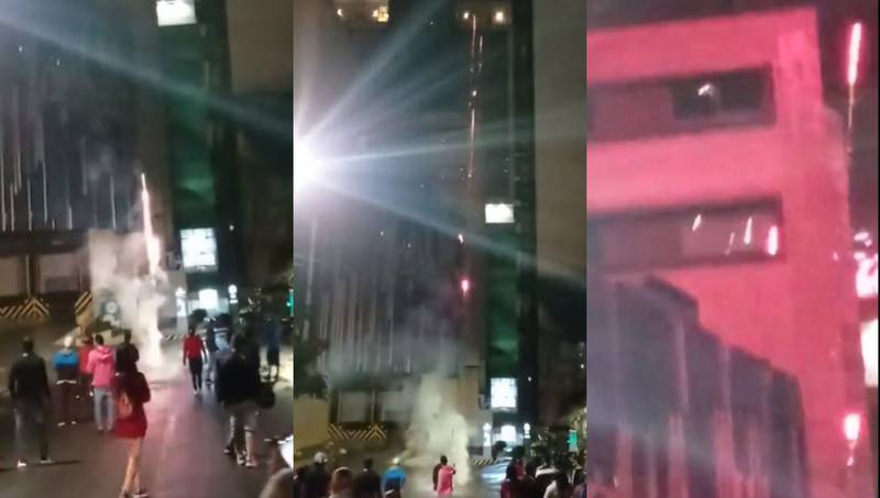Hinchas de Tolima ‘encendieron’ a pólvora el hotel de Nacional en la madrugada