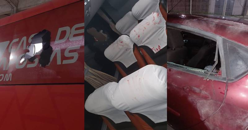 El equipo de Rodallega sufrió un atentado y explotó una bomba dentro del bus