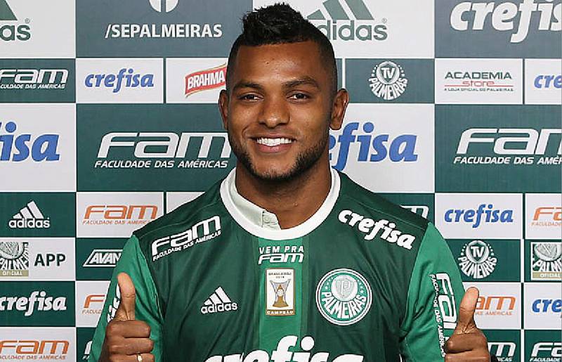 Primer gol de Miguel Borja con Palmeiras de Brasil