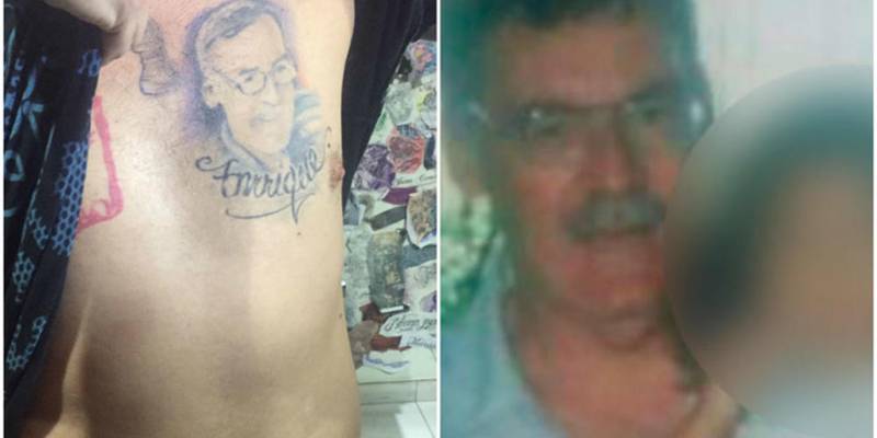 Tatuaje en el pecho en homenaje a hombre ejecutado en China
